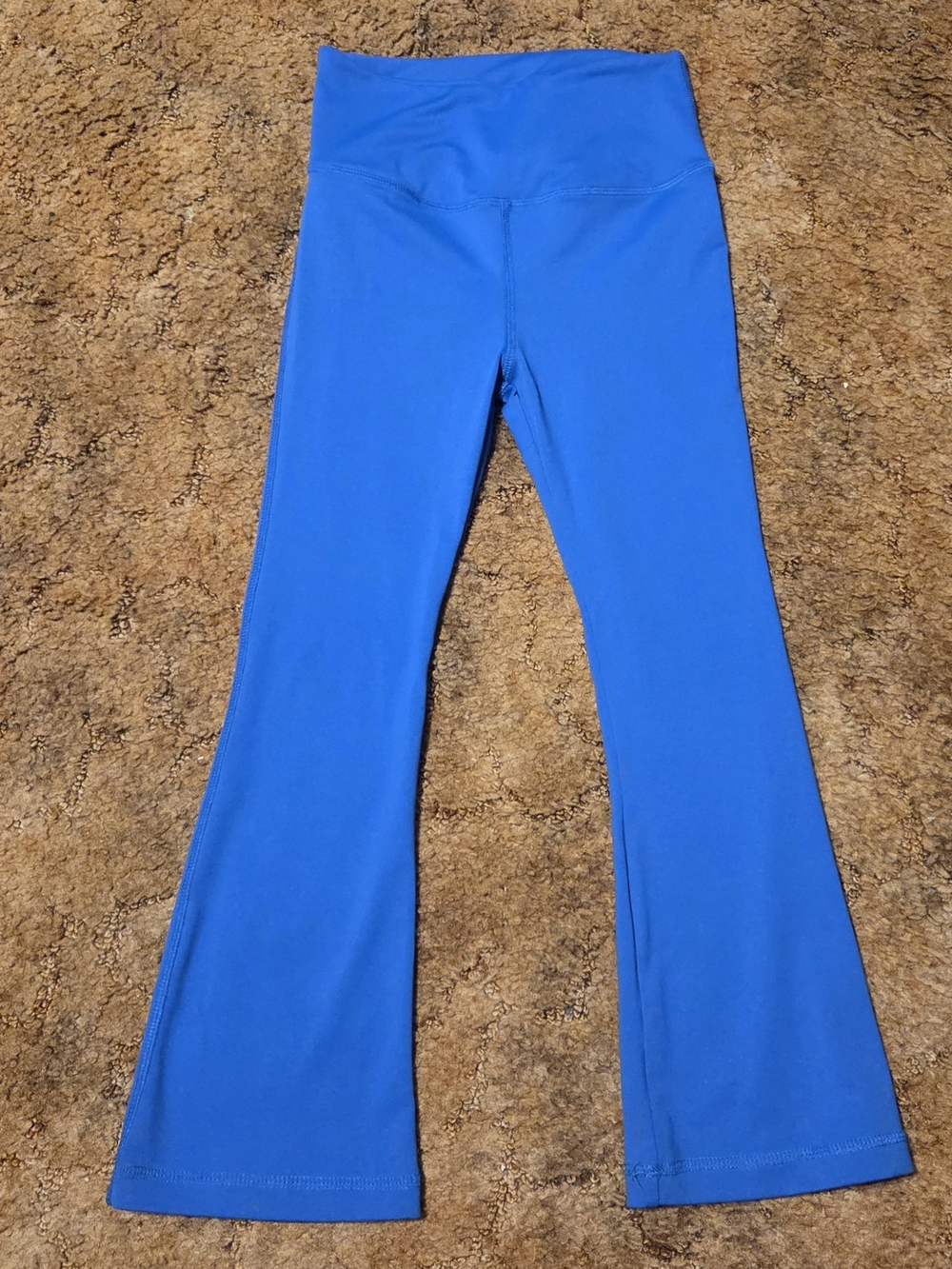 Lululemon Girls Size 10-12 Royal Blue Flared Leggings Yoga Pants